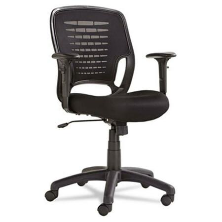 OIF Swivel-Tilt Mesh Task Chair- Black Arms-Base- Black EM4817